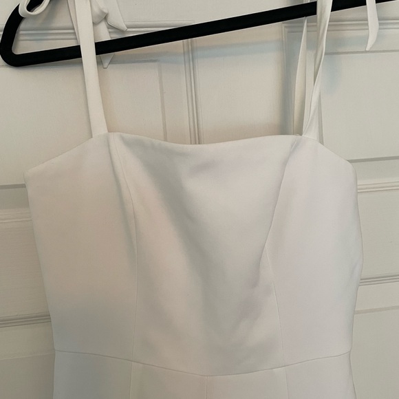 EUC worn once! BHLDN Theia jumpsuit size 4 in trinity white - Picture 7 of 7